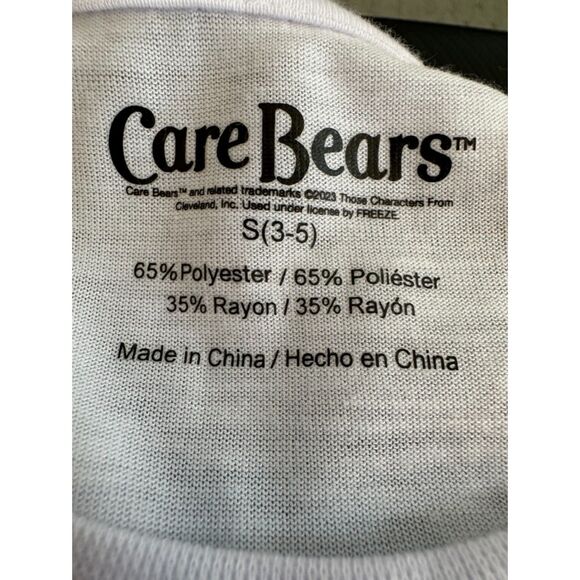 NWOT Care Bears Good Luck Bear Rainbow Juniors St Patricks Day Shirt Small 3-5 - Picture 4 of 4
